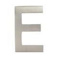 Architectural Mailboxes Brass 4 inch Floating House Letter Satin Nickel E 3582SN-E